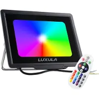 Luxula LED Fluter 50 W RGBW schwarz IP65