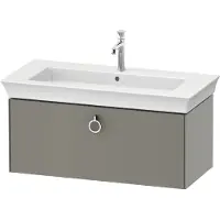 Duravit Waschtischunterschrank White Tulip 98,4x45,8cm, st-g m, 1 AZ m Gr., wandhängend