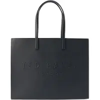 Ted Baker Schultertasche Sukicon Crosshatch East West Icon Bag Black schwarz