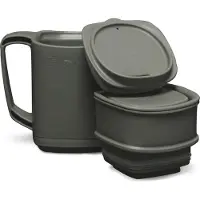 Ridgemonkey Dlx Brew Set Thermobecher Silber Silber One Size