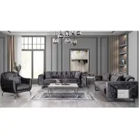 Xl Moebel Gmbh Sofagarnitur 3+3+1 Sitzer Couchtisch Beistelltisch Modern Schwarz Komplett
