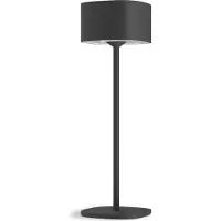 Calex LED-Akku-Tischleuchte Serino, schwarz, Alum, 2.700 K