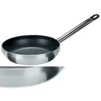 GSW Bratpfanne "Platinum", silber (silberfarben), H:6,5cm Ø:28cm, Pfannen, Bratpfanne, Pfanne aus robustem Aluminium in extra schwerer Gastro-Qualität
