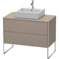 Duravit XSquare Konsolenwaschtischunterbau freistehend, 2 Auszüge, 1000x778x548mm, XS492104343
