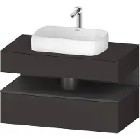 Duravit Waschtischunterschrank Qatego 100x55x60cm, gra m/Gr m, Pl, 1 Kast