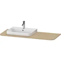 Duravit Waschtisch-Konsole Happy D.2 Plus 130x55cm, m 1 AS, Beck. li, Medit. Ei