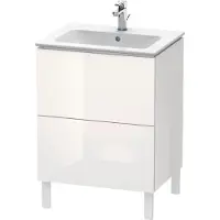 Duravit Waschtischunterbau L-CUBE 620 x 481 x 704 mm weiß hochglanz