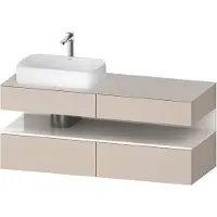 Duravit QA4765022910010 QTG KWTU WH Ek. 1400x550x600 Tp. Mt.