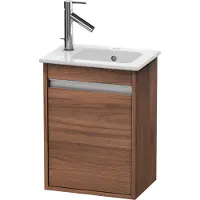 Duravit Waschtischunterschrank Ketho 40x28,5x55cm, wandhängend, T re, Nussb natur