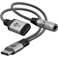 Goobay USB-C auf USB-C und Klinke 3,5 mm AUX
