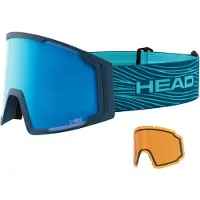 Head - Neves Pro 5K Race S3 + SpareLens S1 - Skibrille Gr L blau