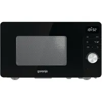 Gorenje MO20A3B Mikrowelle, 20 Liter, 800 W, 11 Automatik-Programme, Kindersicherung, Schwarz