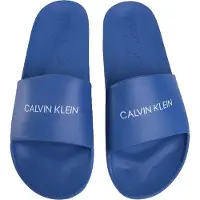 Calvin Klein Slipper Mann Herren Swimwear CK Artikel KM0KM00498 ONE MOLD SLIDE, Piede 44, Gomma 100%