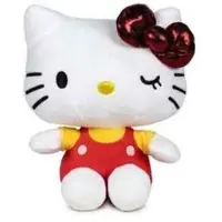 Tinisu Hello Kitty Stofftier - 16 cm Kuscheltier Jubiläum Glitzer Plüschtier