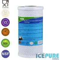 Alapure 10 Zoll großer blauer Kohlefilter - Kohleblock ALA-CTO10BB