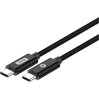 Conceptronic ETTA03B12 USB C-C PD 3.1 240W Schnellladekabel, 1,2m, 48V 5A, 480Mbps, E-Mark, 1,2 m, USB C, USB C, USB 2.0, 0,48 Gbit/s, Schwarz