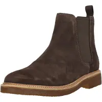 Clarks Chelsea Boots Clarkdale Easy mit Contour-Cushion-Fußbett 5230 Dark Brown Suede 42