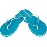 Calvin Klein Frau Flip Flops Strand Hausschuhe Meer Beachwear CK Artikel 59983Z4, Taglia M - piede 37/38 ( 7/8 ), Gomma 100%
