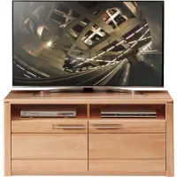 Freiraum TV-Schrank >Nature One< 2 Türen, 2 Fächer, in Kernbuche teilmassiv - 131x58x45cm (B/H/T)