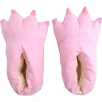 Zolta Plüsch Hausschuhe für Kinder - Pantoffelnmit Tiere - Flauschige kuschel Slippers - Lustige warme Puschen für Winter - Rosa - 27-34