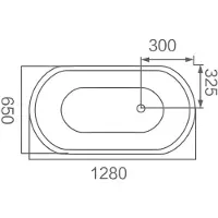 Xl Moebel Gmbh Design-Badewanne Luxuswanne Badewanne Pflegewanne Komfortwanne 183x65 cm