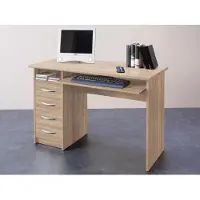 Preisbrecher Schreibtisch Computertisch Bürotisch Arbeitstisch Tisch Büromöbel "Taunton I" Sonoma-Eiche