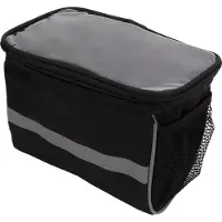 Gistuch Schwarze Fahrradlenkertasche für Vorderrohr, Fahrradkorb, Fahrradtasche für Outdoor-Mountainbike