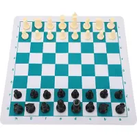 Gistuch Schachspiel, Kunststoffteile, Mauspad, Brettspiele, Kunstleder, Schachbrett, Reisen, Sammeln, Kinderspielzeug