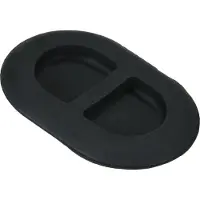 Gistuch 4pcs schwarze Bodenpfanne Abflussstecker Heckkörper kleiner Gummi Pass für Wrangler JK JL