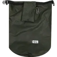 Gistuch PVC Outdoor faltbar wasserdichtes Lauf trockener Beutel Aufbewahrungstaschen Camping Wanderwanderung Strandmilitärgrün