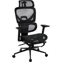 BellaFurn Bürostuhl Ergonomisches Design - Bürostuhl - Klappbare Fußstütze