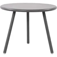 BellaFurn Moderner Gartentisch, wetterbeständiger Loungetisch, rostfreies Design -UV-beständig | Farbe: dunkelgrau