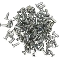 Gistuch 100 Stück Reifenspikes, universell, hohe Festigkeit, Verschleißfestigkeit, Anti-Rutsch-Schraube, Schneespikes für Auto-LKW-Gabelstapler