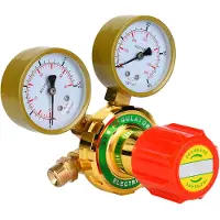 Gistuch WX YQE-03 /60 Acetylen-Messgerät Gas-Acetylen-Druckminderer für Gasbrenner-Schweißschneidesatz G5/8 CGA580