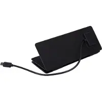 Gistuch 15 W faltbares Solarladegerät ETFE Monokristallines tragbares Panel für Camping, Rucksackreisen, Wandern, Reisen, 3-fach