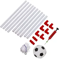 Gistuch Indoor Outdoor Mini Children Kinder Fußball -Fußball -Tor Post Net Set mit Ballpumpen Kinder Sportspielzeug