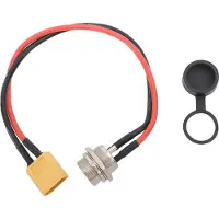 Gistuch Scooter -Ladeanschluss Aluminiumlegierung und ABS hoher Empfindlichkeit Ladung Ersatz für Kugoo 8in Electric Scooters