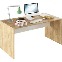 Kondela Schreibtisch Rioma Typ 16 – Artisan-Eiche / Weiß
