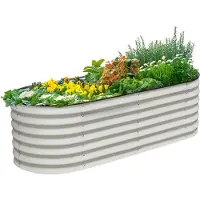 Kondela Metall Hochbeet Sadan Typ 2 - Beige