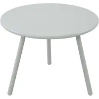 BellaFurn Wetterbeständiger Loungetisch – Beistelltisch – Edelstahl-Design, für den Innen- und Außenbereich | Farbe: Türkis