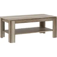 Freiraum Couchtisch >TIZANO< Ablage, in Eiche Antik Nachbildung - 110x45x60cm (BxHxT)