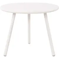 BellaFurn Moderner Gartentisch, wetterbeständiger Loungetisch, rostfreies Design -UV-beständig | Farbe: Weiß