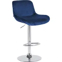 BellaFurn Barhocker mit Chromgestell – Hochhocker – Optimaler Sitzkomfort, Samt- oder Staubbezug