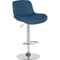 BellaFurn Barhocker mit Chromgestell – Moderner Hochhocker – verstellbares und um 360° drehbares Design