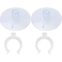 Gistuch Aquarium-Airline-Schlauch-Saugnapf, leistungsstarkes Aquarium, befestigt mit Clips 22–25 mm