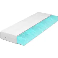 IZER Aqua Wave Kaltschaummatratze Härtegrad H3 120x190 16cm Orthopädische RG30 Matratze 7-Zonen Matratzenbezug mit Reißverschluss