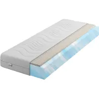 IZER Matratze Schaumstoffmatratze H2 H3 Silver Aqua Foam LATEX beidseitig Matratze 120x200 Komfort H3 16cm Wendematratze Rollmatratze Schaummatratze
