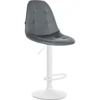 BellaFurn Barhocker Kunstleder - Barhocker - Höhenverstellbar, Bodenschutz