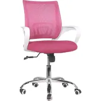 Kondela Bürosessel Sanaz-Typ 2 - rosa / weiß