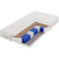 ALTDECOR Matratze 160x200 Härtegrad H3 & H4 - 20 cm Taschenfederkernmatratze Bett Matratzen mit ergonomische 7 Zonen Hypoallergen & Antibakteriell Bezug abnehmbar & waschbar Bettmatratzen BASILA